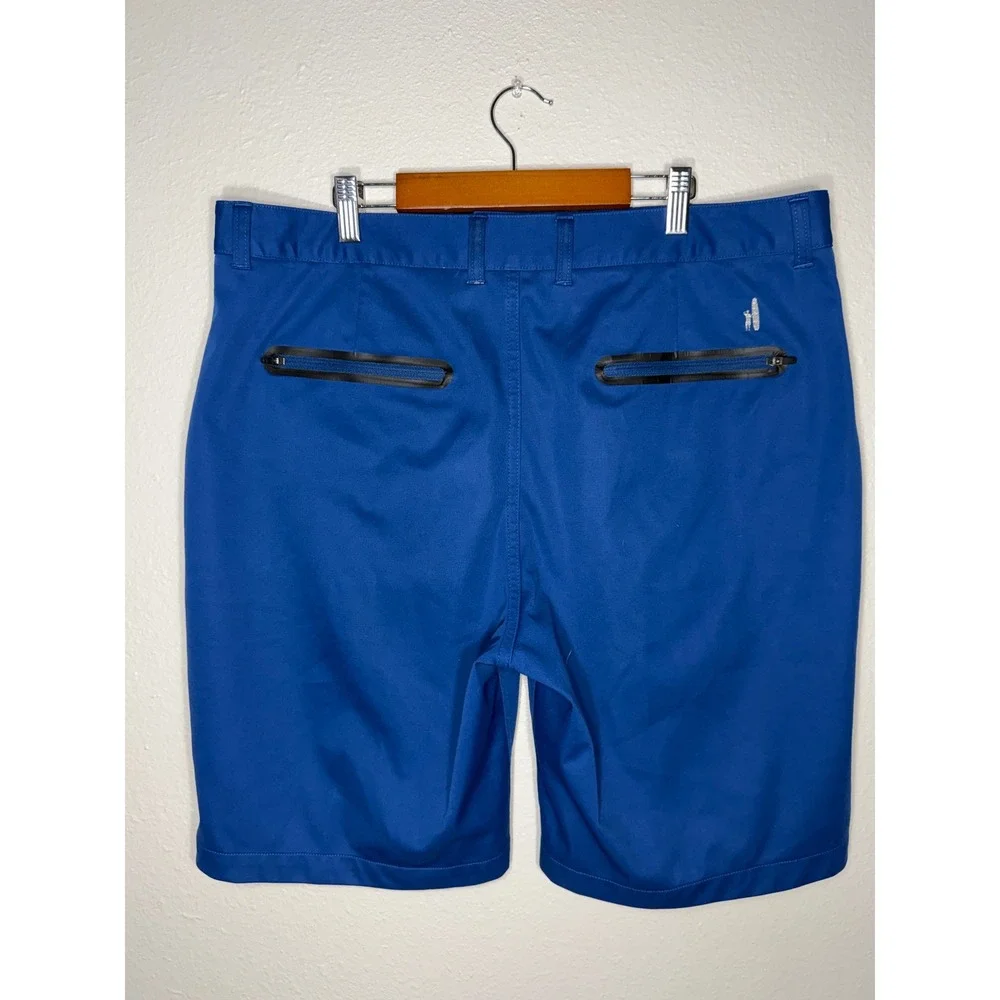 Johnnie-O Mens Performance Shorts Blue JMSH1510 Size 36 Blazer Water Resistant